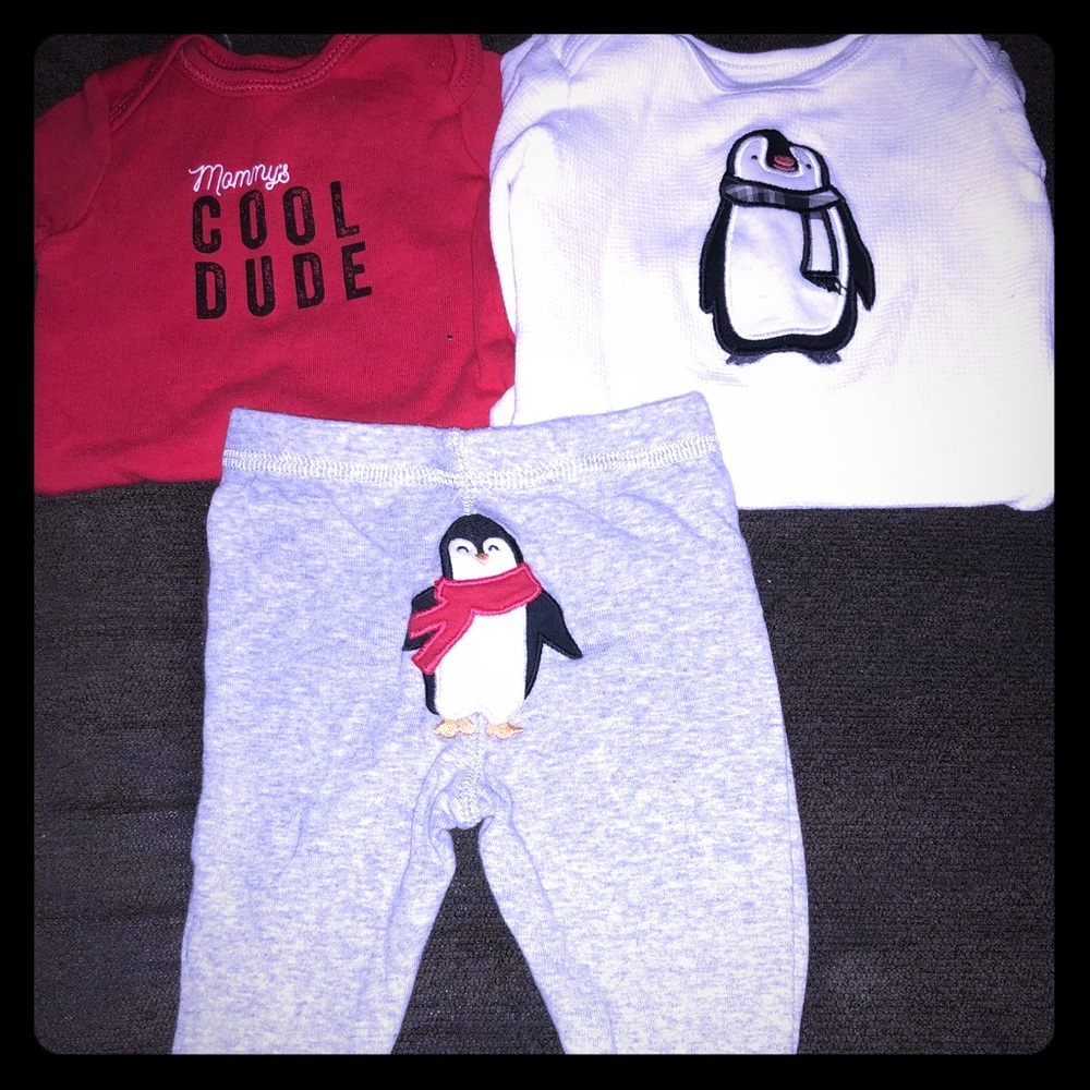Carters Penguin Set